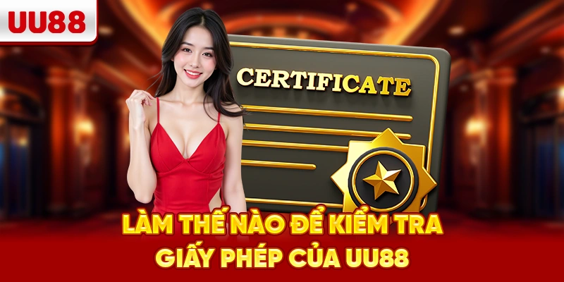 Làm thế nào để kiểm tra giấy phép của UU88